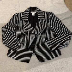 White House Black Market Striped Blazer – Size 0